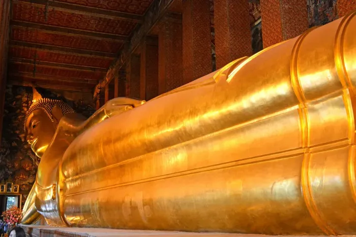Framed Print : Reclining Buddha Framed Print : Reclining Buddha