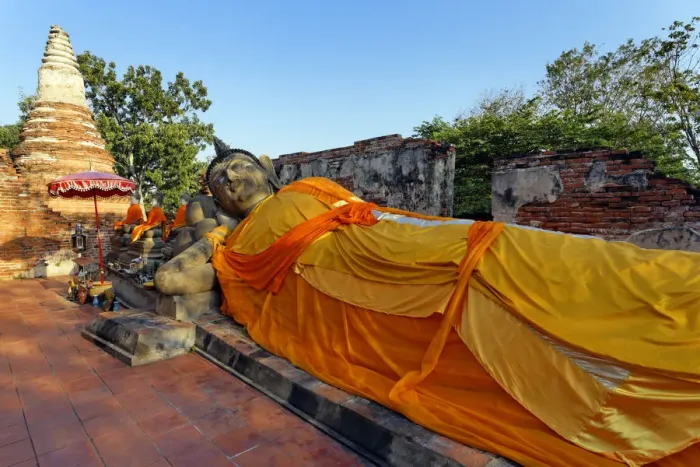 Framed Print : Reclining Buddha Ayuthaya Historic Park Framed Print : Reclining Buddha Ayuthaya Historic Park