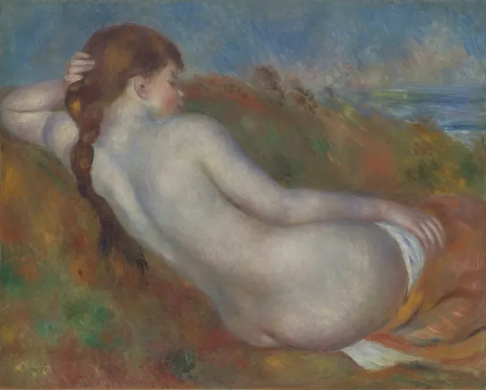 Framed Print : Reclining Nude Framed Print : Reclining Nude