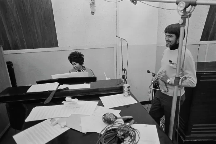 Framed Print : Recording of Aretha Franklin's Album This Girl's in Love with You At Atlantic Studios Framed Print : Recording of Aretha Franklin's Album This Girl's in Love with You At Atlantic Studios