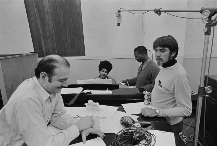 Framed Print : Recording of Aretha Franklin's Album This Girl's in Love with You At Atlantic Studios Framed Print : Recording of Aretha Franklin's Album This Girl's in Love with You At Atlantic Studios