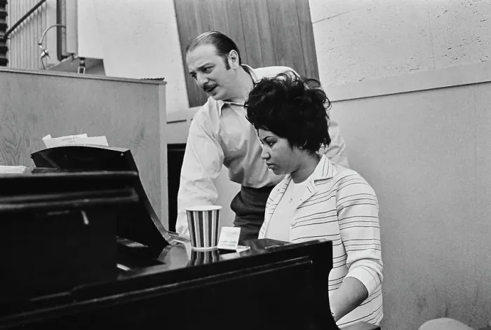 Framed Print : Recording of Aretha Franklin's Album This Girl's in Love with You At Atlantic Studios Framed Print : Recording of Aretha Franklin's Album This Girl's in Love with You At Atlantic Studios
