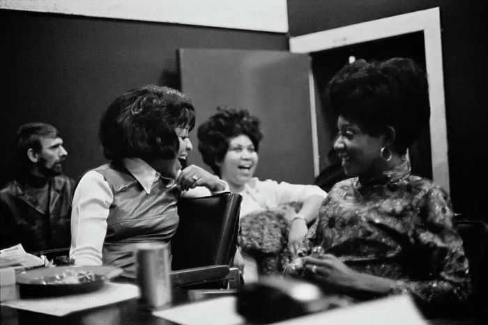 Framed Print : Recording of Aretha Franklin's Album This Girl's in Love with You At Atlantic Studios Framed Print : Recording of Aretha Franklin's Album This Girl's in Love with You At Atlantic Studios