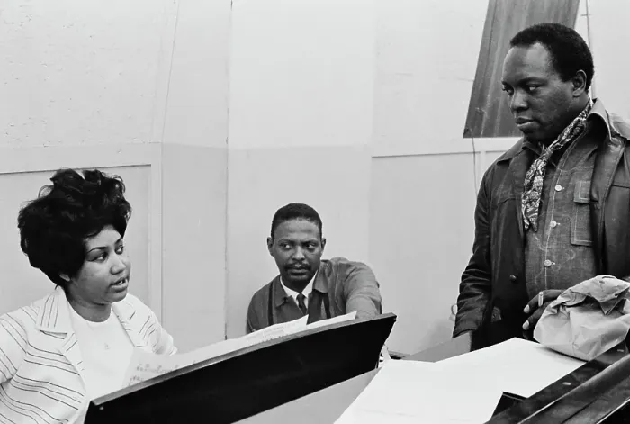 Framed Print : Recording of Aretha Franklin's Album This Girl's in Love with You At Atlantic Studios Framed Print : Recording of Aretha Franklin's Album This Girl's in Love with You At Atlantic Studios