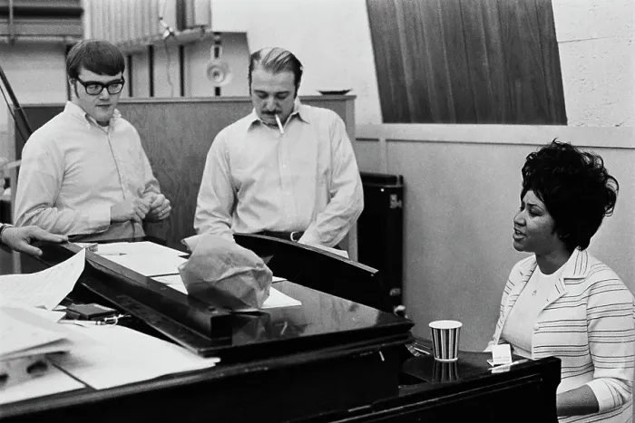 Framed Print : Recording of Aretha Franklin's Album This Girl's in Love with You At Atlantic Studios Framed Print : Recording of Aretha Franklin's Album This Girl's in Love with You At Atlantic Studios