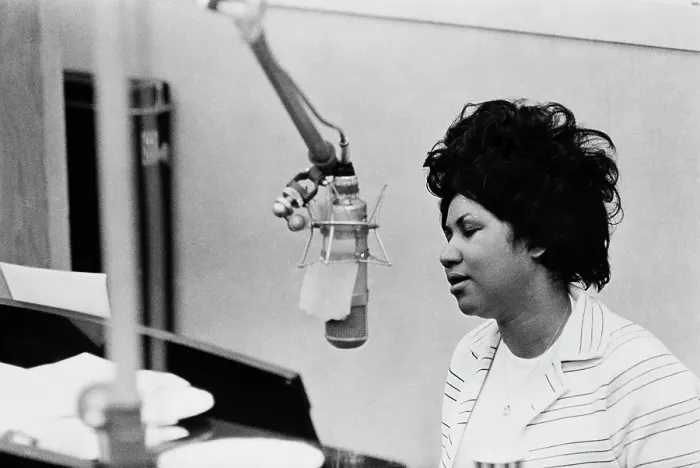 Framed Print : Recording of Aretha Franklin's Album This Girl's in Love with You At Atlantic Studios Framed Print : Recording of Aretha Franklin's Album This Girl's in Love with You At Atlantic Studios
