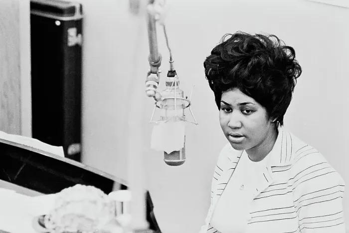 Framed Print : Recording of Aretha Franklin's Album This Girl's in Love with You At Atlantic Studios Framed Print : Recording of Aretha Franklin's Album This Girl's in Love with You At Atlantic Studios