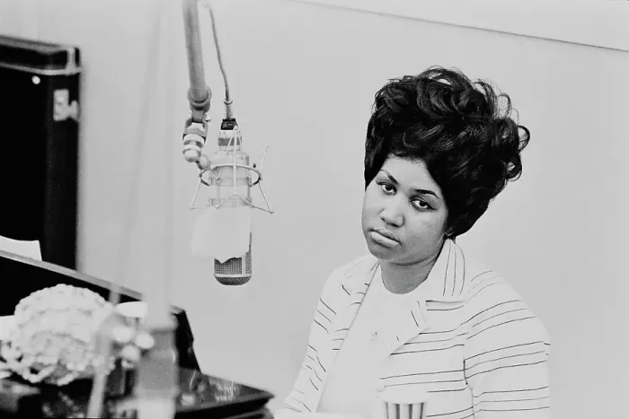 Framed Print : Recording of Aretha Franklin's Album This Girl's in Love with You At Atlantic Studios Framed Print : Recording of Aretha Franklin's Album This Girl's in Love with You At Atlantic Studios