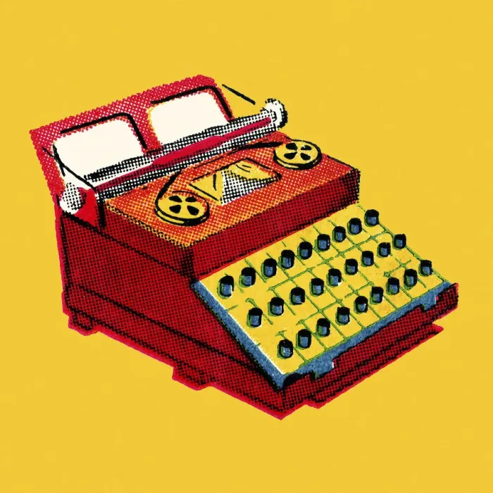 Framed Print : Recording Machine