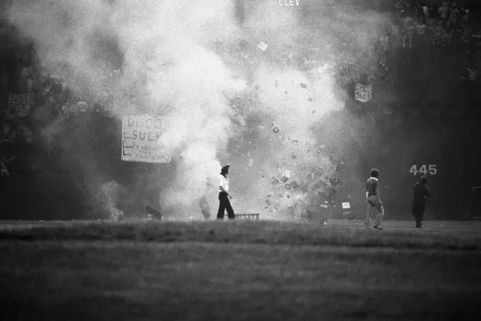 Framed Print : Records Are Blown Up at Comisky Park Framed Print : Records Are Blown Up at Comisky Park