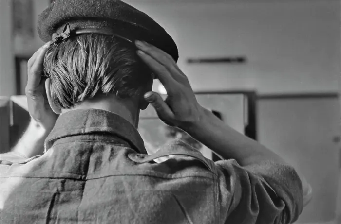 Framed Print : Recruit With Beret Framed Print : Recruit With Beret