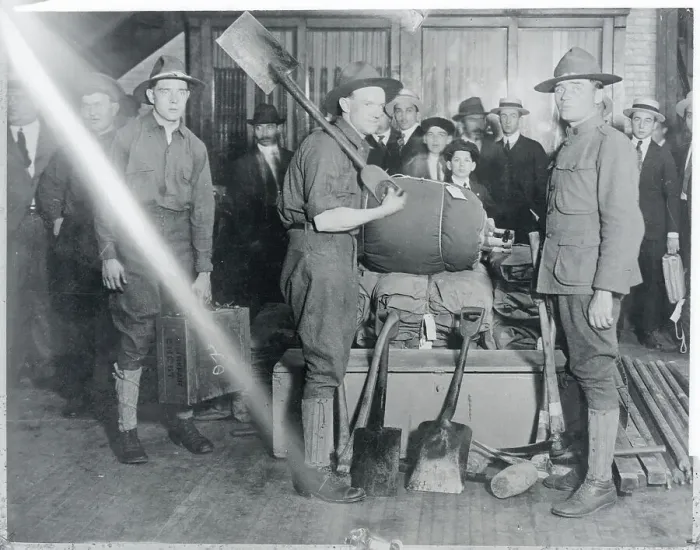 Framed Print : Recruit Undergoing Training Framed Print : Recruit Undergoing Training