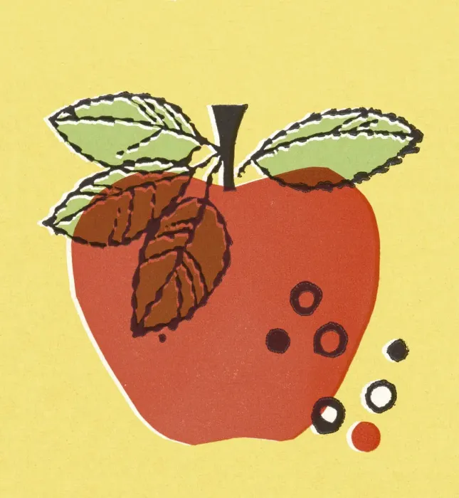 Framed Print : Red Apple on Yellow Background Framed Print : Red Apple on Yellow Background