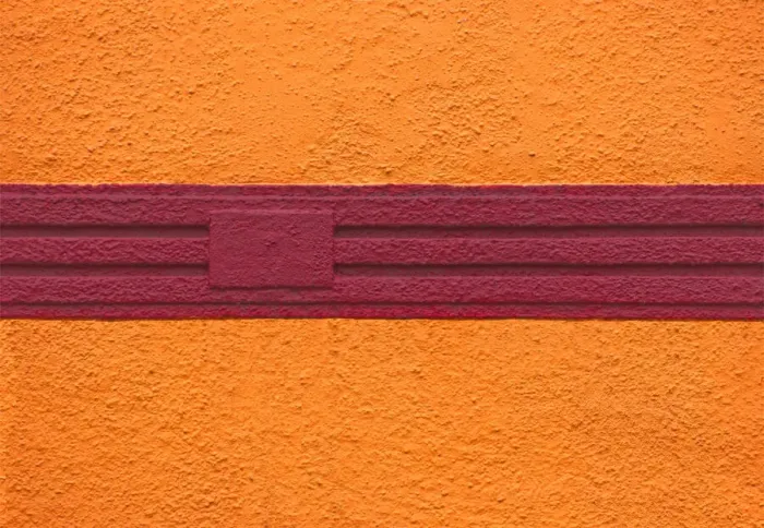 Framed Print : Red Banded Wall Framed Print : Red Banded Wall