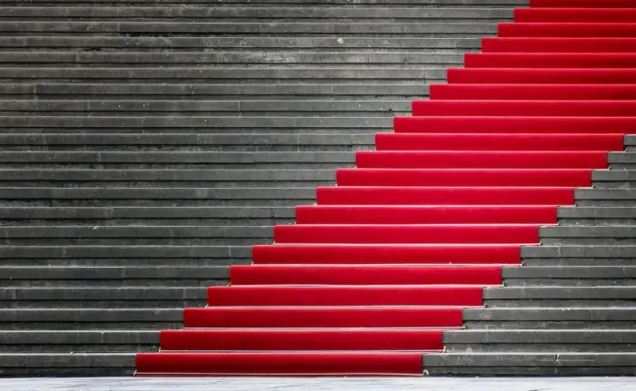 Framed Print : Red carpet on grey stone steps, Berlin, Germany, Europe Framed Print : Red carpet on grey stone steps, Berlin, Germany, Europe