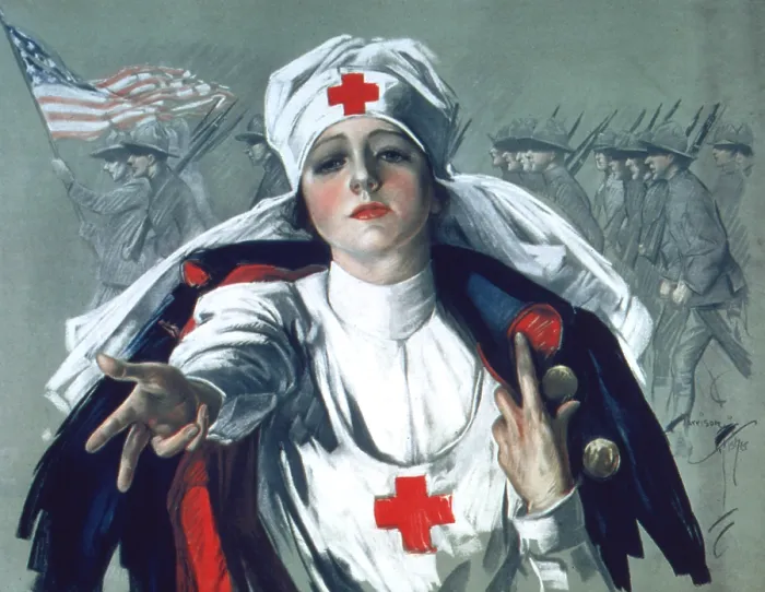 Framed Print : Red Cross Nurse Framed Print : Red Cross Nurse