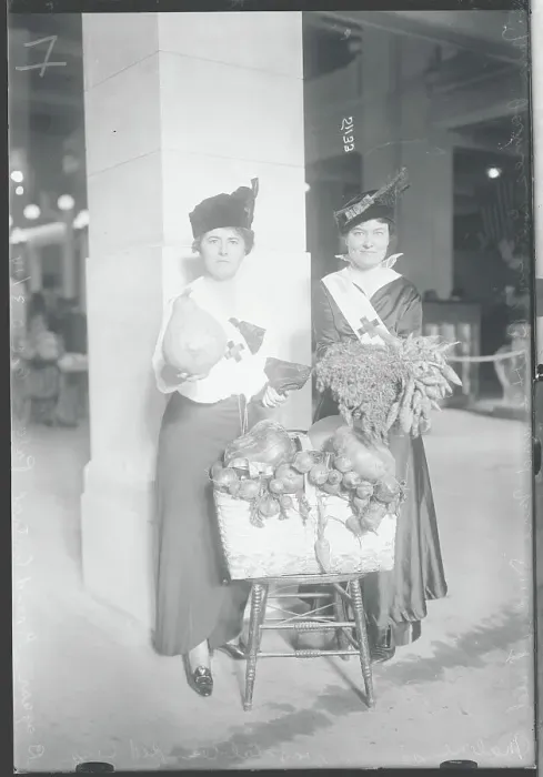 Framed Print : Red Cross Selling Vegetables Framed Print : Red Cross Selling Vegetables