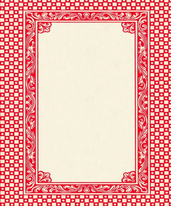 Framed Print : Red Frame Pattern Framed Print : Red Frame Pattern