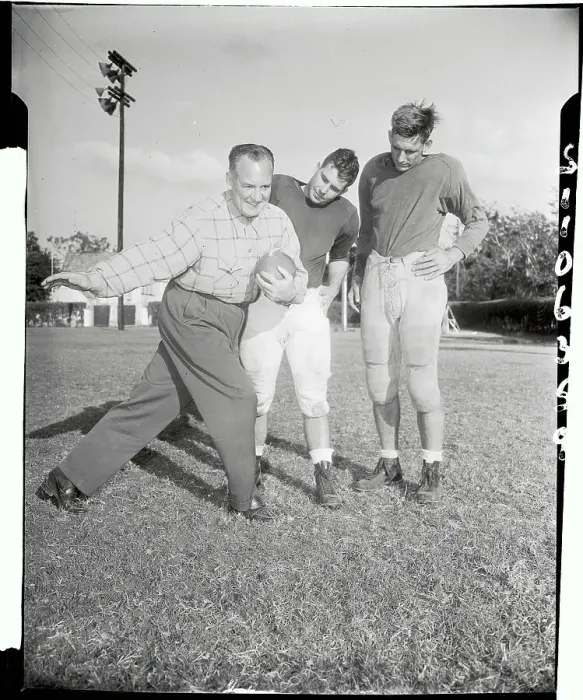 Framed Print : Red Grange During Spring Practice