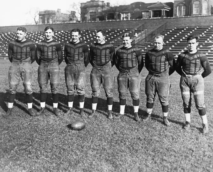 Framed Print : Red Grange and his Teammates Framed Print : Red Grange and his Teammates
