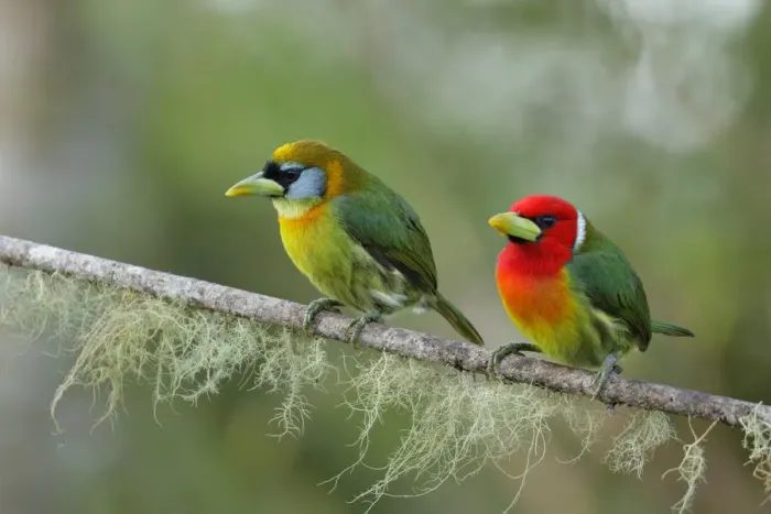 Framed Print : Red-headed Barbet Framed Print : Red-headed Barbet