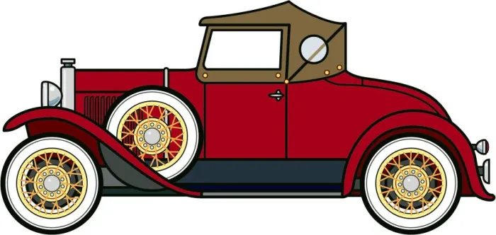 Framed Print : Red Model A Ragtop Framed Print : Red Model A Ragtop