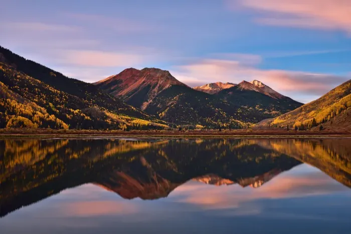 Framed Print : Red Mountain Dawn Framed Print : Red Mountain Dawn