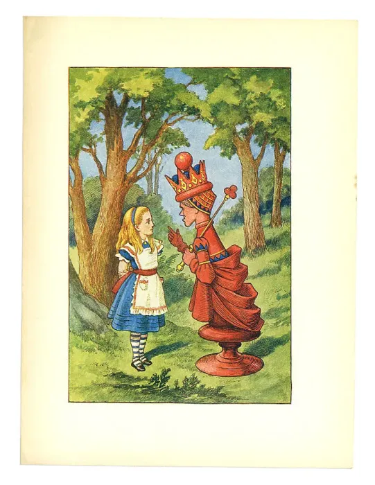 Framed Print : Red Queen illustration, (Alice's Adventures in Wonderland) Framed Print : Red Queen illustration, (Alice's Adventures in Wonderland)