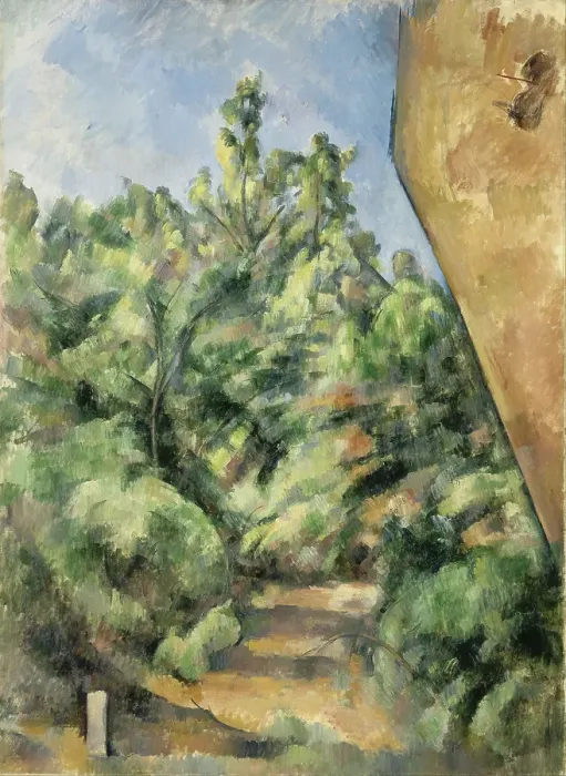 Framed Print : The Red Rock. Artist: Cézanne, Paul (1839-1906) Framed Print : The Red Rock. Artist: Cézanne, Paul (1839-1906)
