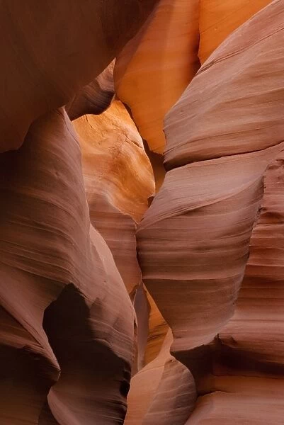 Red rock formations, Antelope Canyon, Arizona, USA