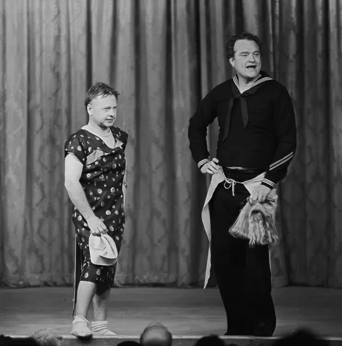  : Red Skelton with Mickey Rooney