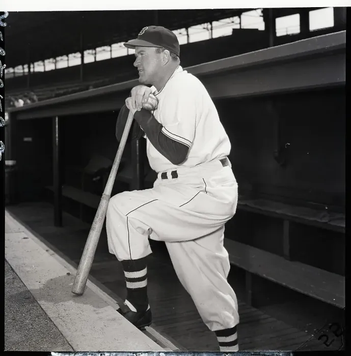Framed Print : Red Sox Manager Joe Cronin In The Dugout