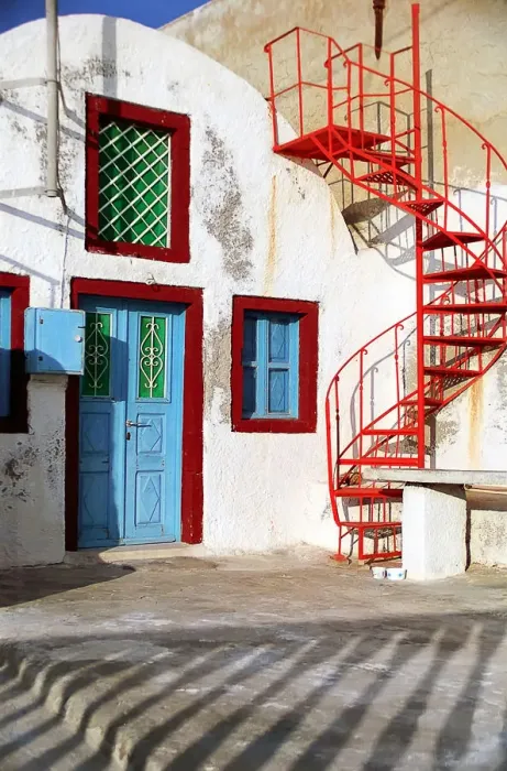 Framed Print : The red staircase Framed Print : The red staircase