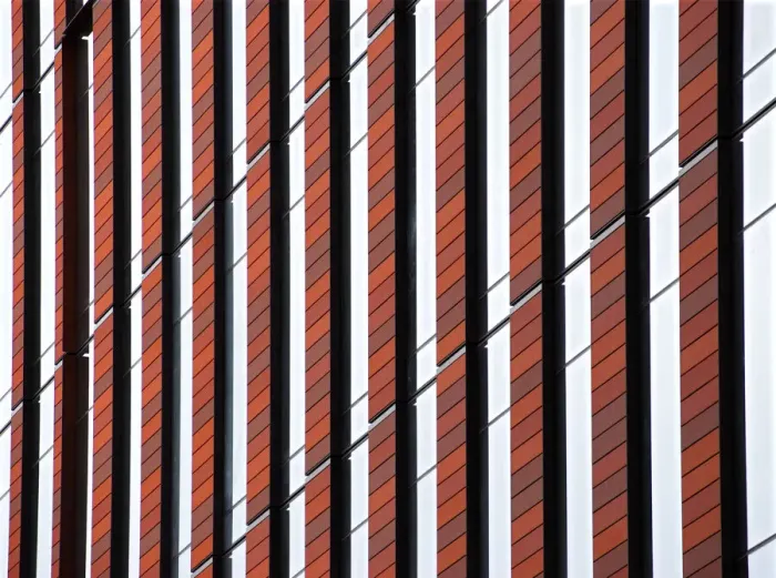 Framed Print : Red Striped Wall Framed Print : Red Striped Wall