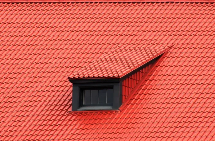 Framed Print : Red Terracotta Tile Roof Framed Print : Red Terracotta Tile Roof