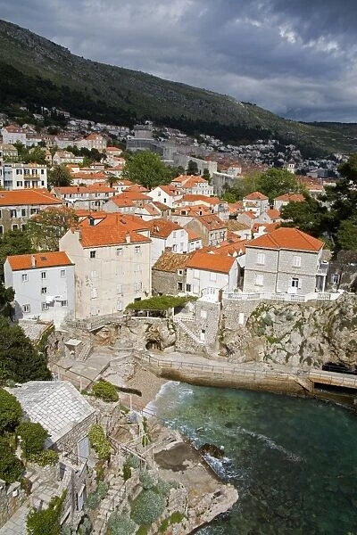 Red tiled roofs, City of Dubrovnik, Croatia