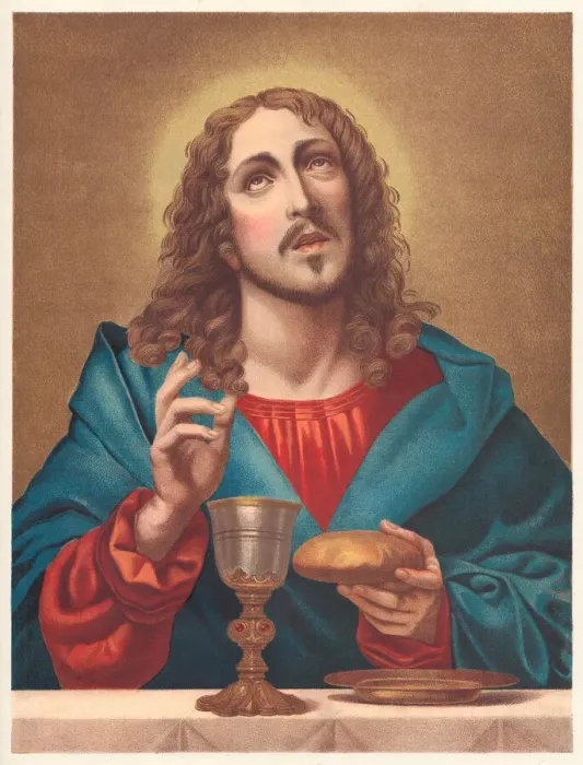 Framed Print : The Redeemer, chromolithograph, published in 1886 Framed Print : The Redeemer, chromolithograph, published in 1886