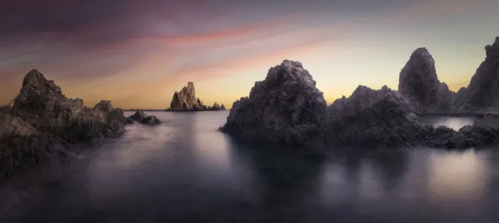 Framed Print : Reef of the Sirens, Cabo de Gata. Spain Framed Print : Reef of the Sirens, Cabo de Gata. Spain