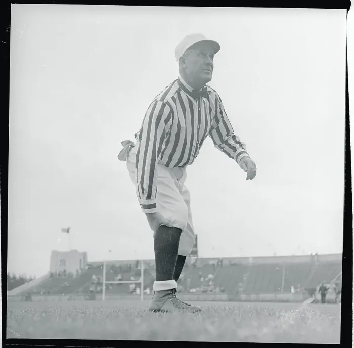 Framed Print : Referee Demonstrating a Football Signal Framed Print : Referee Demonstrating a Football Signal