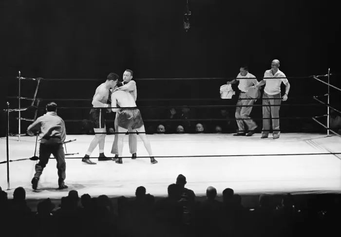 Framed Print : Referee Forcing Joe Louis and Max Schmeling Apart Framed Print : Referee Forcing Joe Louis and Max Schmeling Apart
