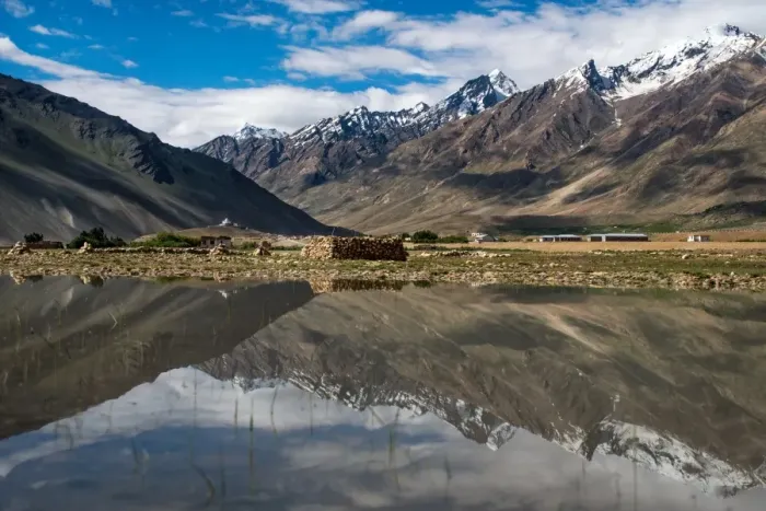Framed Print : The reflection of Zanskar range Framed Print : The reflection of Zanskar range