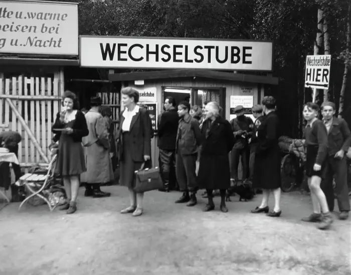 Framed Print : Refugees At Helmstedt, British Zone