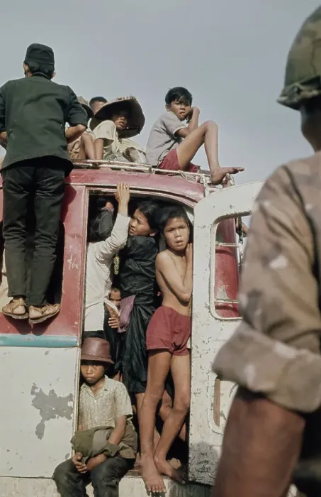 Framed Print : Refugees On Highway 1