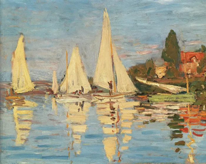 Framed Print : Regatta at Argenteuil, by Claude Monet, 1872, 19th Century, oil on canvas Framed Print : Regatta at Argenteuil, by Claude Monet, 1872, 19th Century, oil on canvas