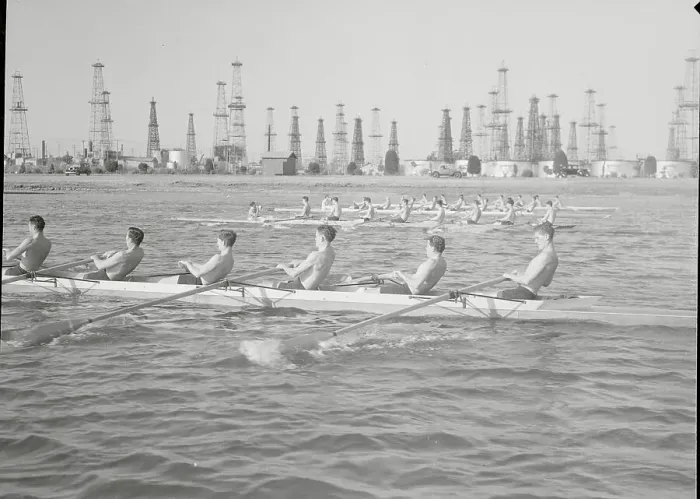 Framed Print : Regatta in Southern California 1940 Framed Print : Regatta in Southern California 1940
