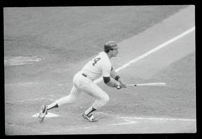 Framed Print : Reggie Jackson Batting Framed Print : Reggie Jackson Batting