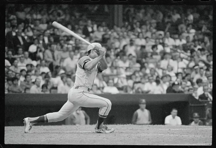 Framed Print : Reggie Jackson Batting Framed Print : Reggie Jackson Batting