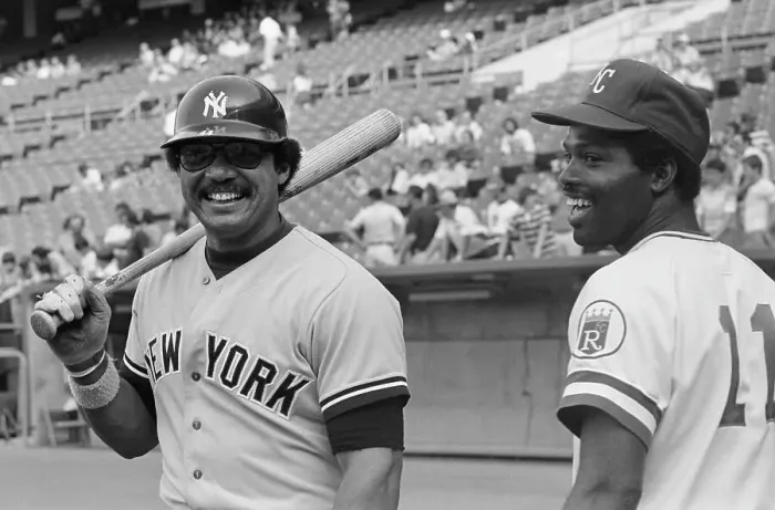 Framed Print : Reggie Jackson Holding Bat On Shoulder Framed Print : Reggie Jackson Holding Bat On Shoulder