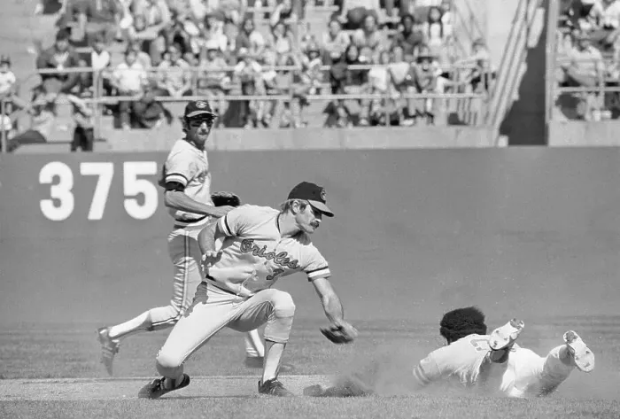 Framed Print : Reggie Jackson Sliding to Second Framed Print : Reggie Jackson Sliding to Second