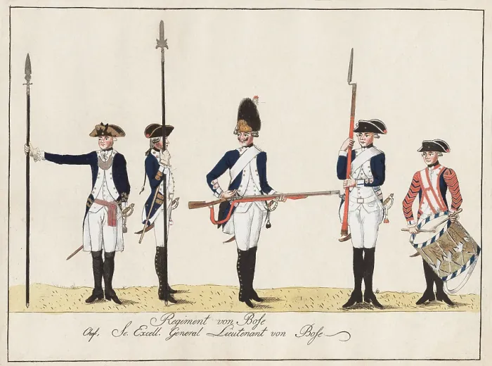 Framed Print : Regiment von Bose Framed Print : Regiment von Bose